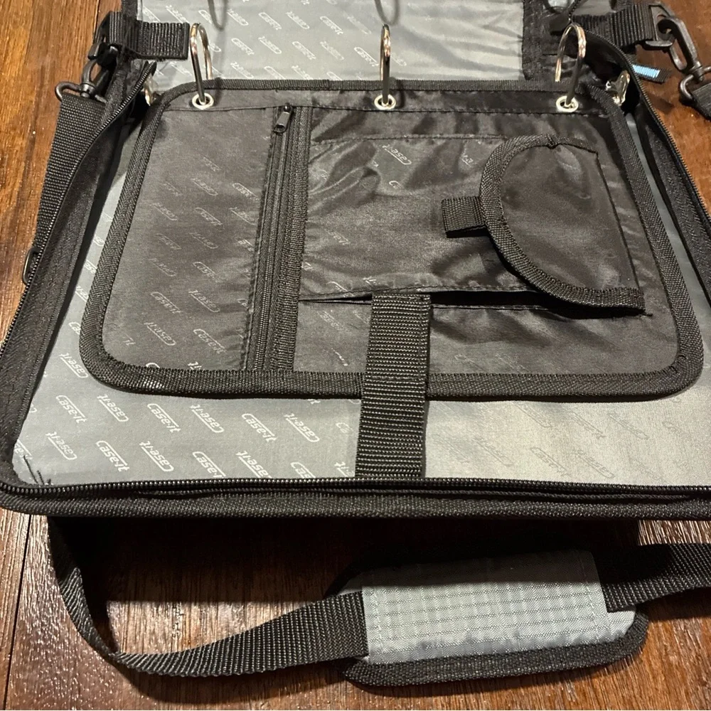 Case-it Black and Blue Men's Laptop Bag